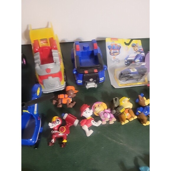 Paw Patrol Mixed Lot Figures Cars Poseable Characters dinosaur etc... - Picture 4 of 16